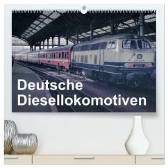 Deutsche Diesellokomotiven (hochwertiger Premium Wandkalender 2024 DIN A2 quer), Kunstdruck in Hochglanz