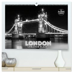 LONDON Urbaner Flair (hochwertiger Premium Wandkalender 2024 DIN A2 quer), Kunstdruck in Hochglanz - Viola, Melanie