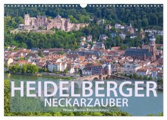 Heidelberger Neckarzauber (Wandkalender 2024 DIN A3 quer), CALVENDO Monatskalender