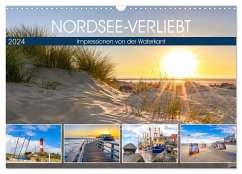 NORDSEE-VERLIEBT (Wandkalender 2024 DIN A3 quer), CALVENDO Monatskalender