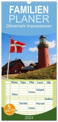 Familienplaner 2024 - Dänemark Impressionen mit 5 Spalten (Wandkalender, 21 x 45 cm) CALVENDO - Photography, Stanislaw´s