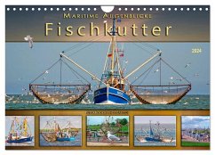 Maritime Augenblicke - Fischkutter (Wandkalender 2024 DIN A4 quer), CALVENDO Monatskalender - Roder, Peter