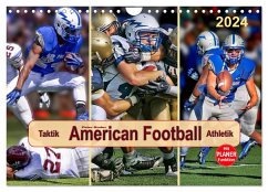 American Football - Taktik und Athletik (Wandkalender 2024 DIN A4 quer), CALVENDO Monatskalender