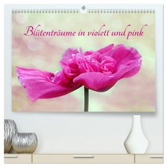 Blütenträume in violett und pink (hochwertiger Premium Wandkalender 2024 DIN A2 quer), Kunstdruck in Hochglanz