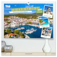 Chalkidiki - Griechenlands schönste Halbinsel (hochwertiger Premium Wandkalender 2024 DIN A2 quer), Kunstdruck in Hochglanz - Grellmann, Tilo
