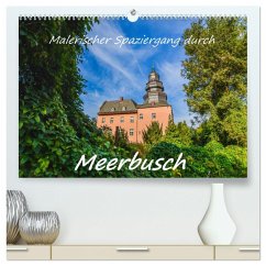 Malerischer Spaziergang durch Meerbusch (hochwertiger Premium Wandkalender 2024 DIN A2 quer), Kunstdruck in Hochglanz