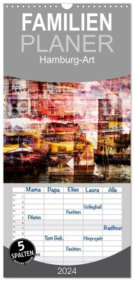 Familienplaner 2024 - Hamburg-Art mit 5 Spalten (Wandkalender, 21 x 45 cm) CALVENDO - Jordan, Karsten