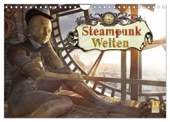 Steampunk Welten (Wandkalender 2024 DIN A4 quer), CALVENDO Monatskalender - Schröder, Karsten