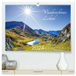 Wunderschönes Lechtal (hochwertiger Premium Wandkalender 2024 DIN A2 quer), Kunstdruck in Hochglanz
