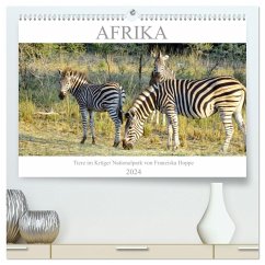 Afrika - Tiere im Krüger Nationalpark (hochwertiger Premium Wandkalender 2024 DIN A2 quer), Kunstdruck in Hochglanz