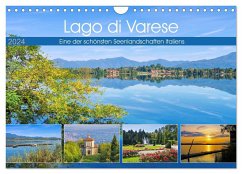 Lago di Varese - Eine der schönsten Seenlandschaften Italiens (Wandkalender 2024 DIN A4 quer), CALVENDO Monatskalender - LianeM