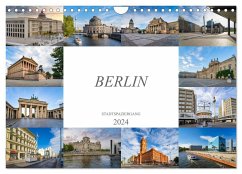 Berlin Stadtspaziergang (Wandkalender 2024 DIN A4 quer), CALVENDO Monatskalender - Meutzner, Dirk