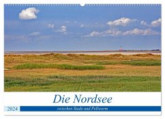 Die Nordsee zwischen Stade und Pellworm (Wandkalender 2024 DIN A2 quer), CALVENDO Monatskalender - Braunleder, Gisela