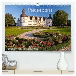 Paderborn Domstadt am Eggegebirge (hochwertiger Premium Wandkalender 2024 DIN A2 quer), Kunstdruck in Hochglanz