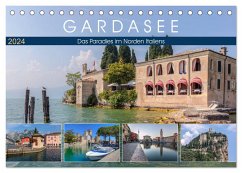 Gardasee, das Paradies im Norden Italiens (Tischkalender 2024 DIN A5 quer), CALVENDO Monatskalender - Kruse, Joana