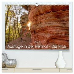 Ausflüge in der Heimat - Die Pfalz (hochwertiger Premium Wandkalender 2024 DIN A2 quer), Kunstdruck in Hochglanz