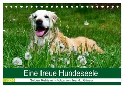 Eine treue Hundeseele - Golden Retriever (Tischkalender 2024 DIN A5 quer), CALVENDO Monatskalender