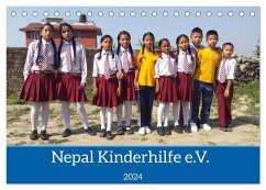 Kalender der Nepal Kinderhilfe e.V. (Tischkalender 2024 DIN A5 quer), CALVENDO Monatskalender - Range, Nicolle