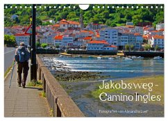 Jakobsweg - Camino Ingles (Wandkalender 2024 DIN A4 quer), CALVENDO Monatskalender - Luef, Alexandra