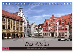 Das Allgäu - Seine malerischen Altstädte (Tischkalender 2024 DIN A5 quer), CALVENDO Monatskalender