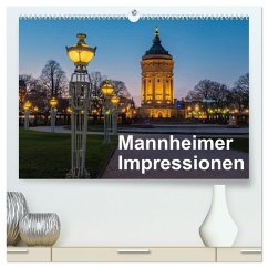Mannheimer Impressionen. (hochwertiger Premium Wandkalender 2024 DIN A2 quer), Kunstdruck in Hochglanz