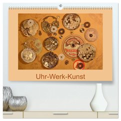 Uhr-Werk-Kunst (hochwertiger Premium Wandkalender 2024 DIN A2 quer), Kunstdruck in Hochglanz - Ola Feix, Eva