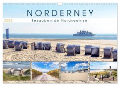 NORDERNEY Bezaubernde Nordseeinsel (Wandkalender 2024 DIN A3 quer), CALVENDO Monatskalender