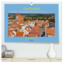 Greifswald, Bilder einer Stadt (hochwertiger Premium Wandkalender 2024 DIN A2 quer), Kunstdruck in Hochglanz