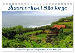 Azoren-Insel Sao Jorge ¿ traumhafte Fajas auf dem grünsten Eiland Portugals (Tischkalender 2024 DIN A5 quer), CALVENDO Monatskalender - Thiem-Eberitsch, Jana