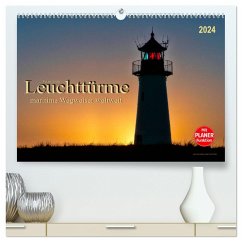Leuchttürme - maritime Wegweiser weltweit (hochwertiger Premium Wandkalender 2024 DIN A2 quer), Kunstdruck in Hochglanz - Roder, Peter