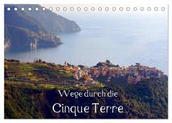 Wege durch die Cinque Terre (Tischkalender 2024 DIN A5 quer), CALVENDO Monatskalender