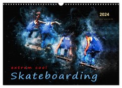 Skateboarding - extrem cool (Wandkalender 2024 DIN A3 quer), CALVENDO Monatskalender - Roder, Peter