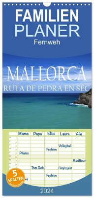 Familienplaner 2024 - Mallorca- Ruta Pedra en Sec mit 5 Spalten (Wandkalender, 21 x 45 cm) CALVENDO - Bundrück, Peter
