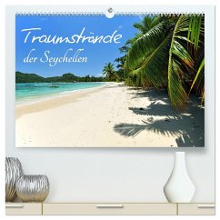 Traumstrände der Seychellen (hochwertiger Premium Wandkalender 2024 DIN A2 quer), Kunstdruck in Hochglanz