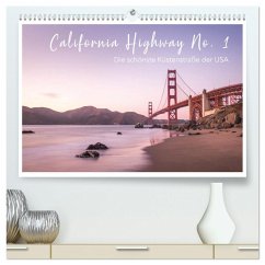 California Highway No. 1 - Die schönste Küstenstraße der USA (hochwertiger Premium Wandkalender 2024 DIN A2 quer), Kunstdruck in Hochglanz - Brandt, Tobias