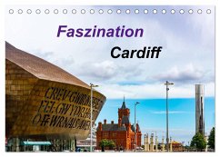 Faszination Cardiff (Tischkalender 2024 DIN A5 quer), CALVENDO Monatskalender - Much, Holger
