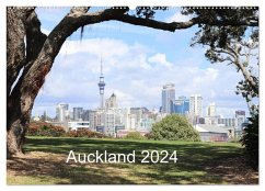 Auckland 2024 (Wandkalender 2024 DIN A2 quer), CALVENDO Monatskalender