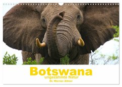 Botswana - ungezähmte Natur (Wandkalender 2024 DIN A3 quer), CALVENDO Monatskalender