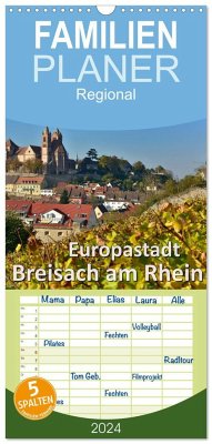 Familienplaner 2024 - Europastadt Breisach am Rhein mit 5 Spalten (Wandkalender, 21 x 45 cm) CALVENDO