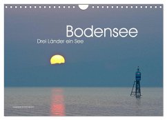 Drei Länder ein See - Bodensee (Wandkalender 2024 DIN A4 quer), CALVENDO Monatskalender