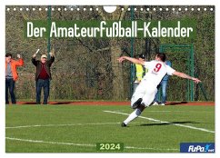 Der Amateurfußball-Kalender (Wandkalender 2024 DIN A4 quer), CALVENDO Monatskalender