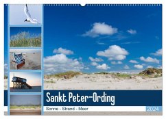 Sankt Peter-Ording. Sonne - Strand - Meer (Wandkalender 2024 DIN A2 quer), CALVENDO Monatskalender - Reuke, Sabine
