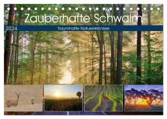 Zauberhafte Schwalm (Tischkalender 2024 DIN A5 quer), CALVENDO Monatskalender - Klapp, Lutz