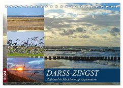 DARSS-ZINGST Halbinsel in Mecklenburg Vorpommern (Tischkalender 2024 DIN A5 quer), CALVENDO Monatskalender