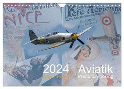 Aviatik Photocomposing 2024 (Wandkalender 2024 DIN A4 quer), CALVENDO Monatskalender - Koller, Alois J.