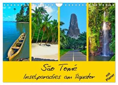 São Tomé - Inselparadies am Äquator (Wandkalender 2024 DIN A4 quer), CALVENDO Monatskalender