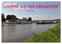 Schiffe auf der Oberweser (Tischkalender 2024 DIN A5 quer), CALVENDO Monatskalender