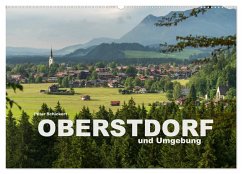 Oberstdorf und Umgebung (Wandkalender 2024 DIN A2 quer), CALVENDO Monatskalender