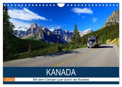 KANADA Mit dem Camper quer durch die Rockies (Wandkalender 2024 DIN A4 quer), CALVENDO Monatskalender