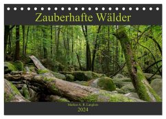 Zauberwelt Wald (Tischkalender 2024 DIN A5 quer), CALVENDO Monatskalender